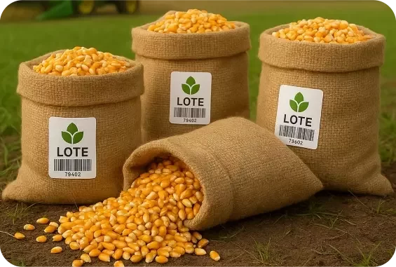 etiquetas autoadhesivas para bolsas de arpillera