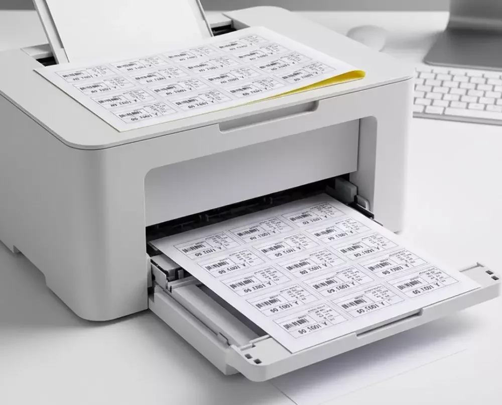 Etiquetas en hojas A4 para impresoras laser e inkjet