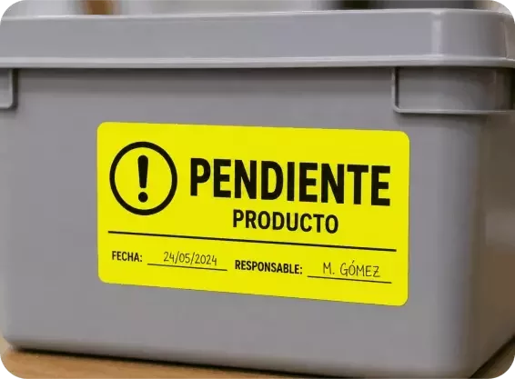 etiquetas autoadhesivas fluo amarillo