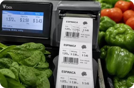 etiquetas autoadhesivas en papel termico